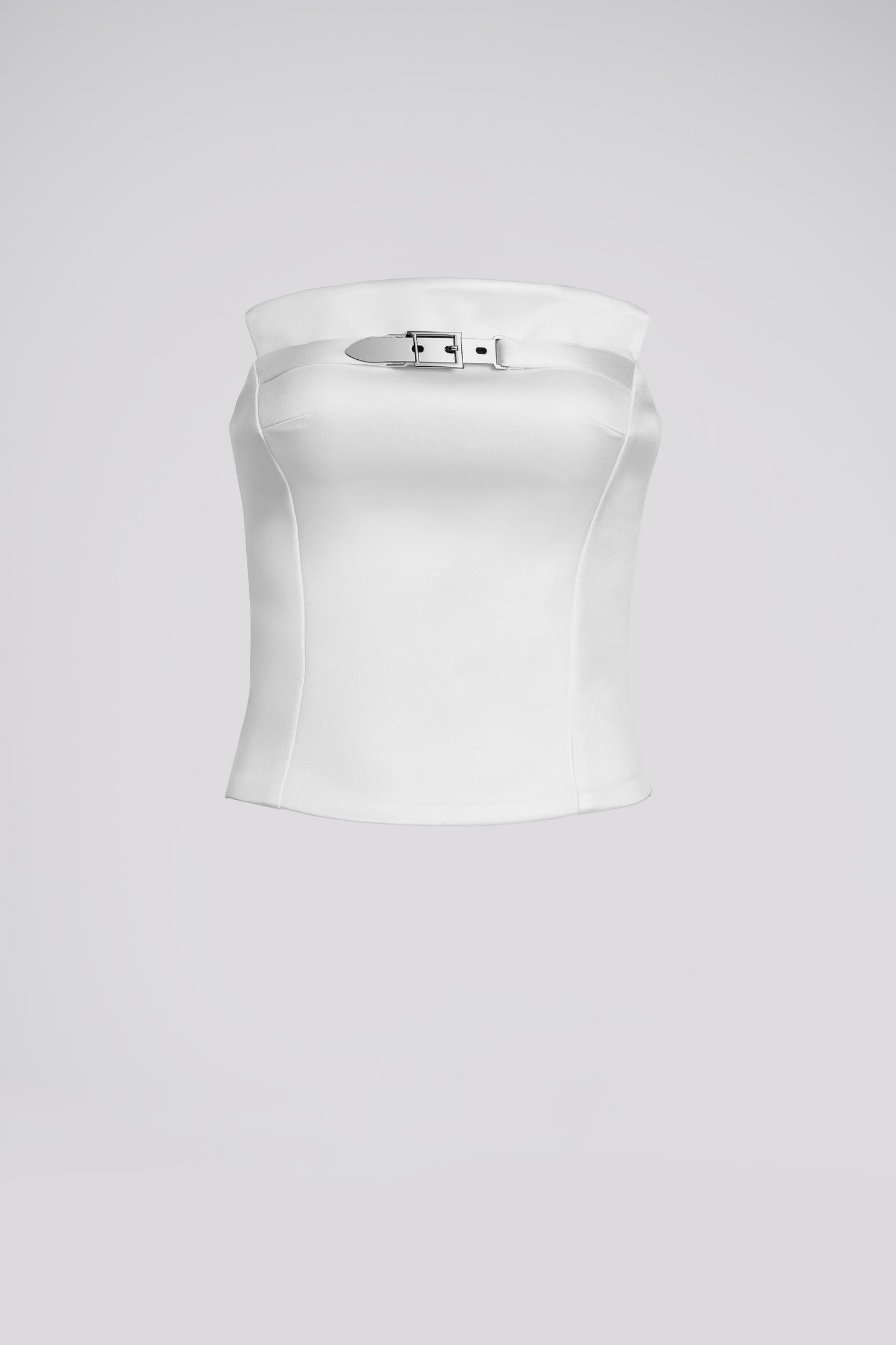 Strapless Petite Top in White