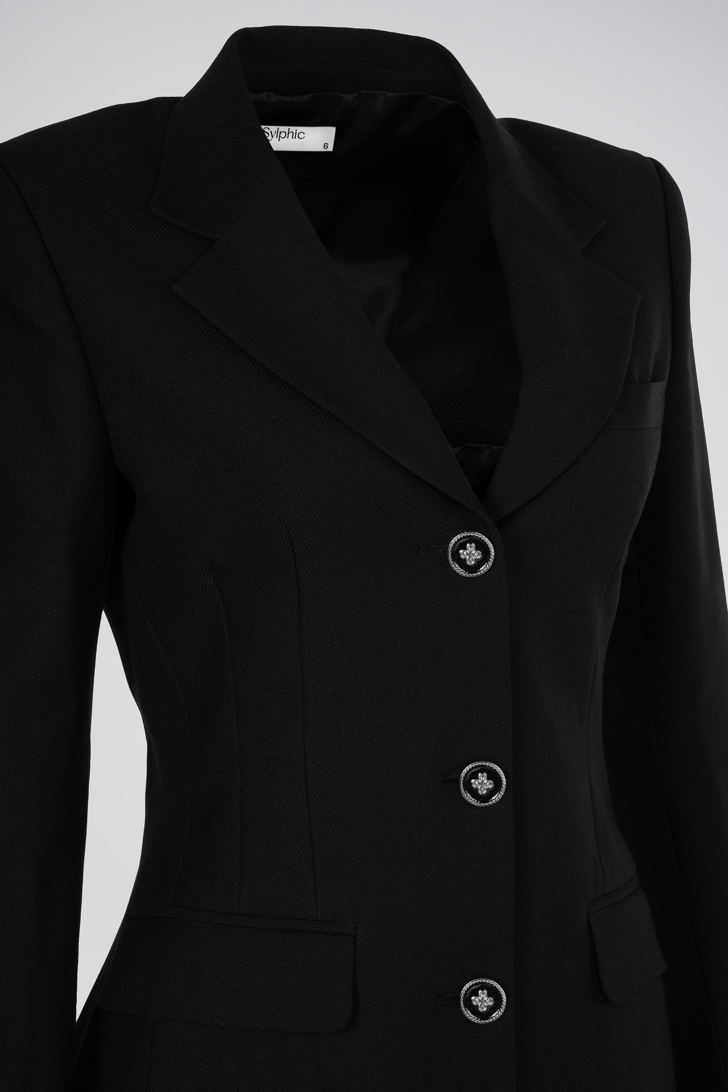 Hourglass Petite Blazer Dress in Black