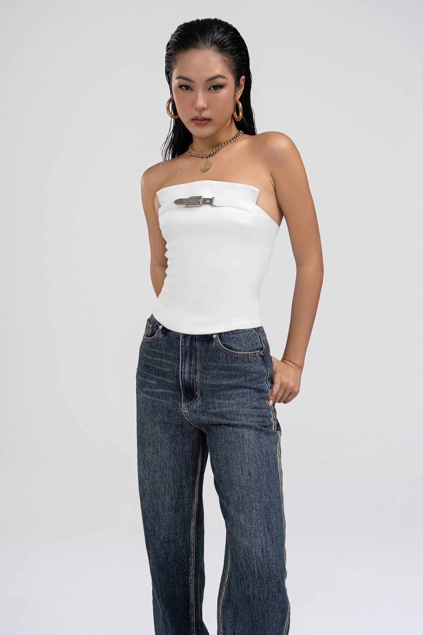 Petite Boyfriend Denim Jeans