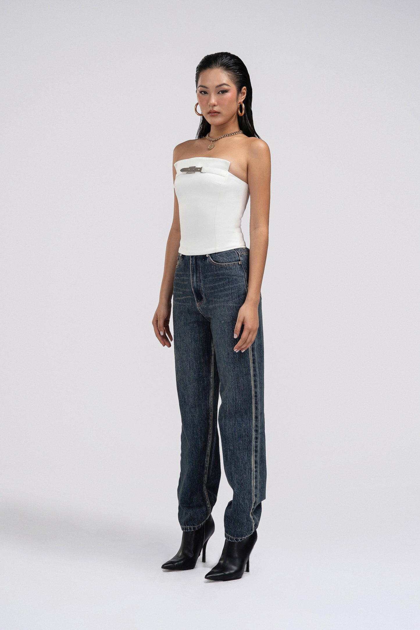 Petite Boyfriend Denim Jeans