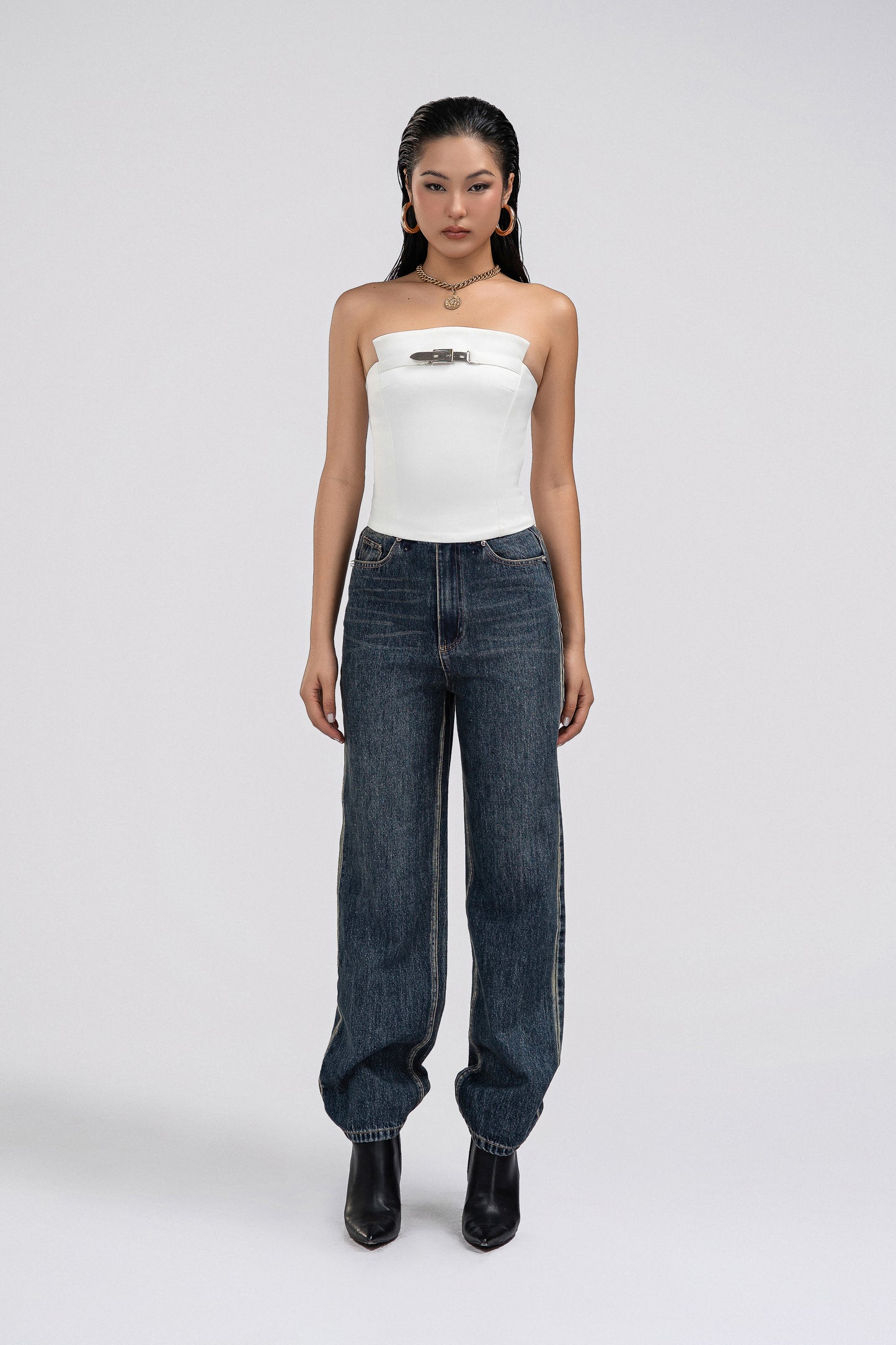 Petite Boyfriend Denim Jeans