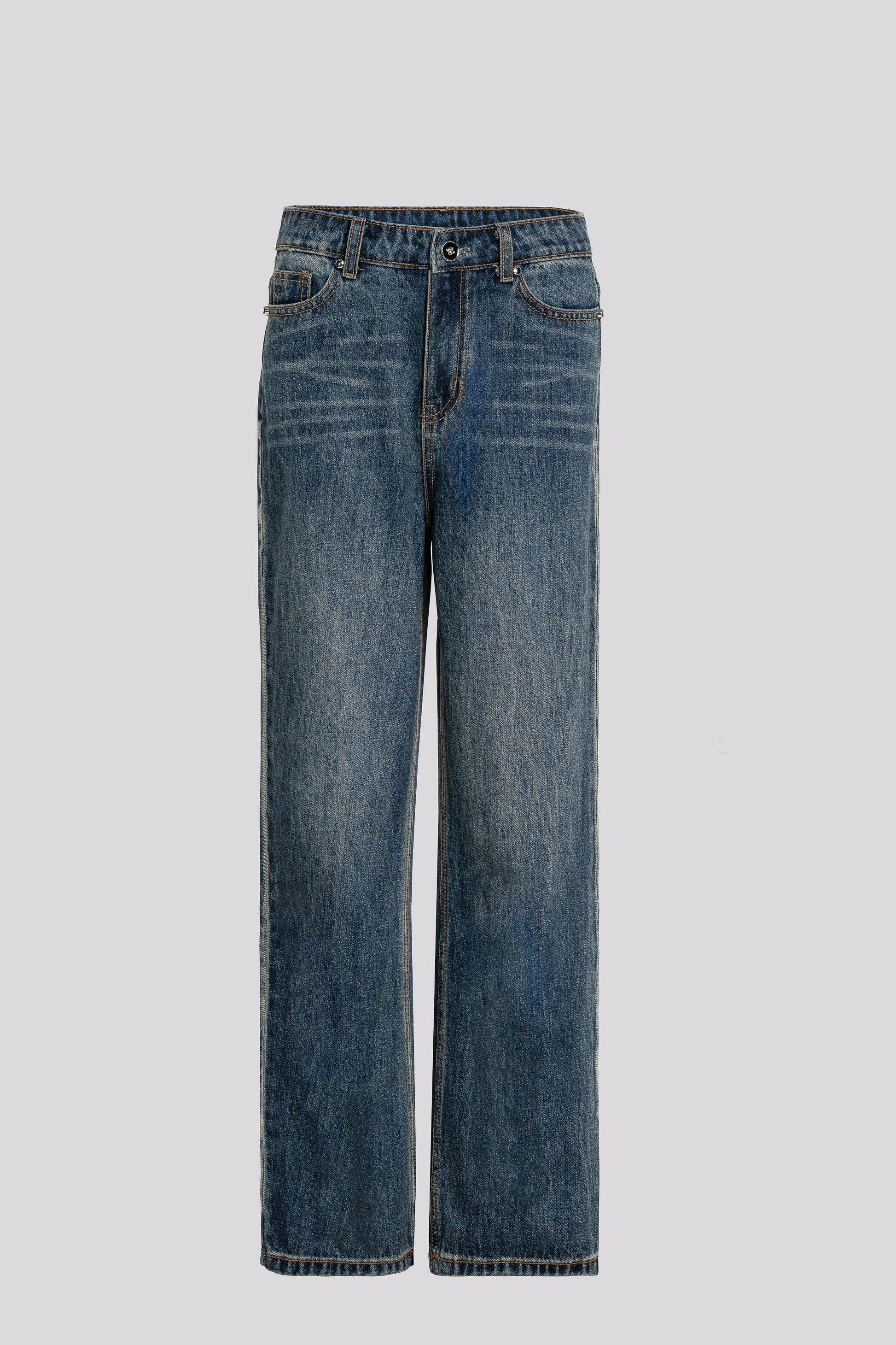 Petite Boyfriend Denim Jeans – Sylphic - Main Image