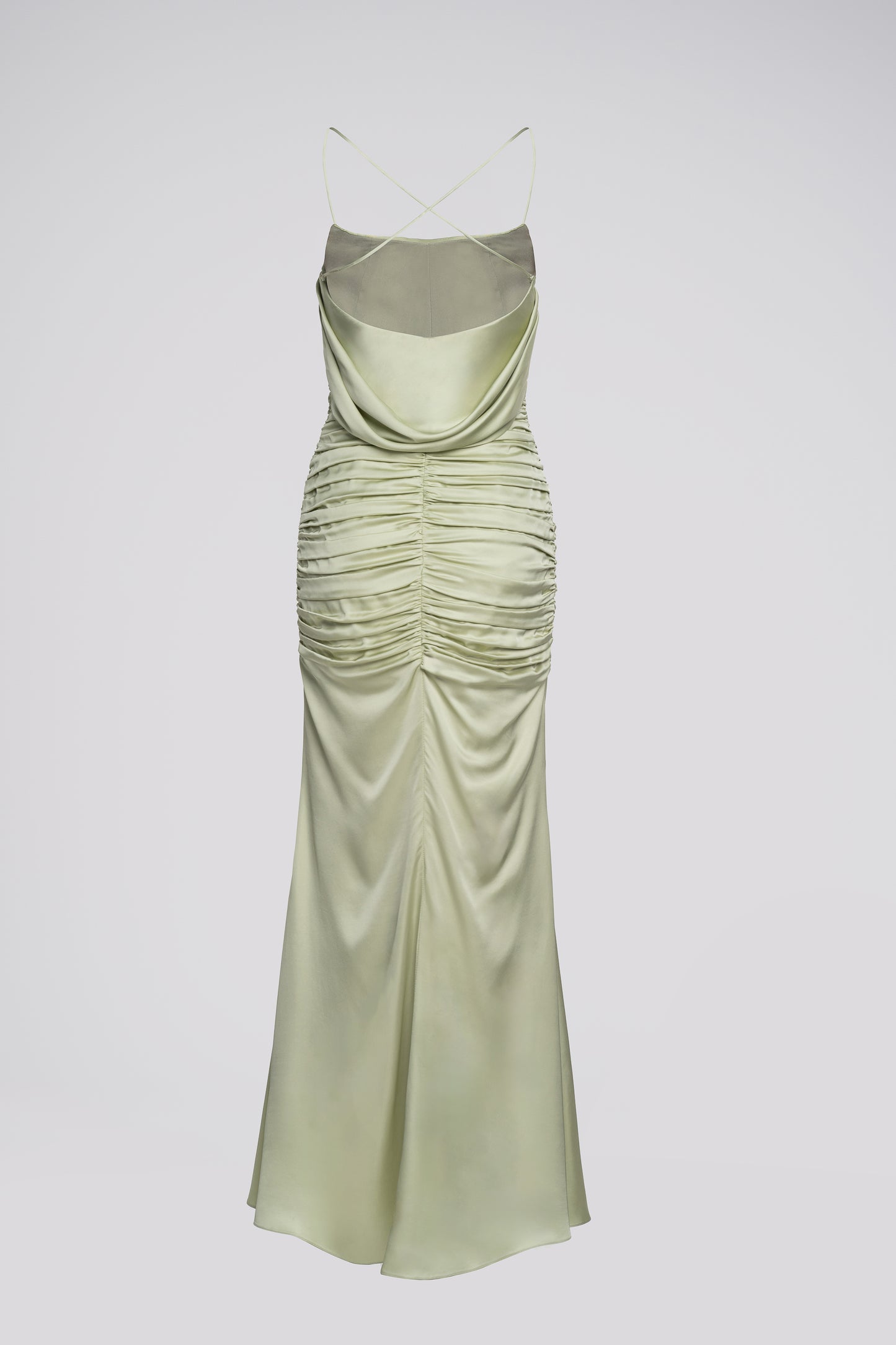 Petite Fit and Flare Maxi Dress in Mint